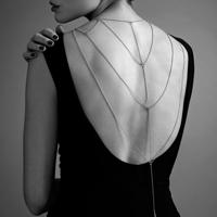 Bijoux Indiscrets Magnifique Back & Cleavage Chain 0266 Zlatá