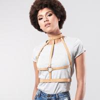 Bijoux Indiscrets Maze H Harness Brown