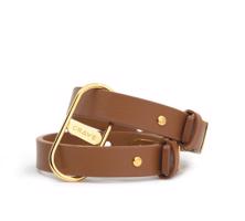Crave • ICON Cuffs - Tan & 24kt Gold Plated