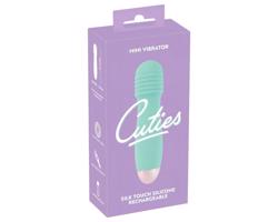 Cuties Mini Wand - akumulátorový mini masážny vibrátor (zelený)