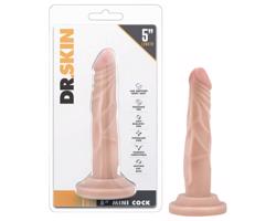 Dr. Skin 5 - realistický prísavný dildo - prírodný (14,5 cm)