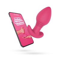 EasyConnect Vibrating Butt Plug Axel App-Controlled Pink