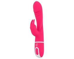 Easytoys - G-bod vibrátor s dráždením klitorisu (ružový)