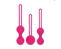 Easytoys LoveBalls - sada venušinych guličiek - 3 diely (ružová)