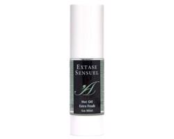 Extase Sensuel - chladivý-ohrevný masážny olej - mäta (30 ml)
