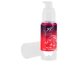 Extase Sensuel - hrejivý masážny olej - jahoda (30ml)
