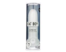 Fat Boy Original Ultra Fat - návlek na penis (19 cm) - biely