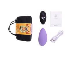 FEELZTOYS Panty - nabíjateľný, rádiový klitorisový vibrátor (fialový)