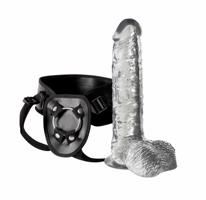 Invisible Hunter 7 - pripínacie dildo (priehľadné)