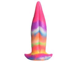 Jazyky stvorení - svietiaci silikónový dildo - 21cm