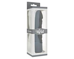 Klasický Get Real - realistický silikónový vibrátor (čierny)