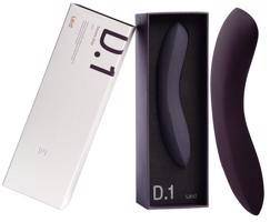 LAID D.1 - silikónové dildo na bod G (čierne)