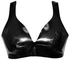 LateX Latex Bustier Black - 2XL