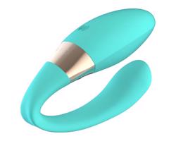 LELO Tiani Harmony - nabíjateľný inteligentný párový vibrátor (tyrkysový)