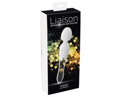 Liaison Wand - silikónové LED vibrátor (priesvitné)