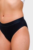 MyFemini Menštruačné nohavičky Classic Bamboo, silná menštruácia (čierne) - XL