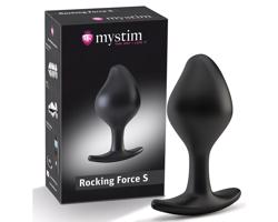 Mystim Rocking Force S - elektro análny kolík - malý (čierny)