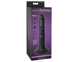 Nabíjací análny vibrátor Ass Fucker (čierny)