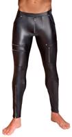 NEK Narrow Matte Look Trousers with Zips 2140314 Black - M