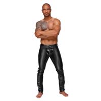 Nohavice Noir HANDMADE with PVC pleats - M