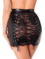 Noir Handmade F341 Corset Mini Skirt - M