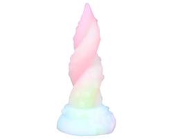 OgazR Kraken - skrutkový chápadlový dildo - 18 cm (dúha)