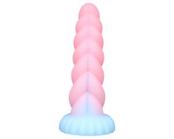 OgazR – svietiaci jednorožec dildo – 22cm (dúha)