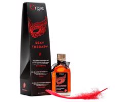 Orgie Sexy Therapy - masážny olej set - jahoda