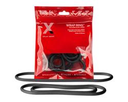 Perfect Fit Slim Wrap - súprava tenkých erekčných krúžkov - čierna (3 ks)
