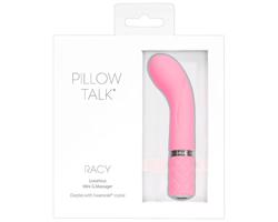 Pillow Talk Racy - nabíjateľný, úzky G-bod vibrátor (ružový)