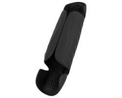 Rebel - 3-motorový čierny žaluďový vibrátor