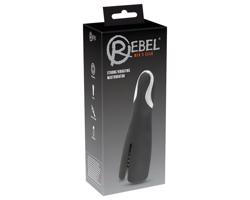 Rebel Strong - nabíjací žaluďový vibrátor (čierny)