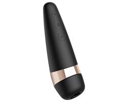 Satisfyer Pro 3+ - vodotesný, nabíjateľný stimulátor klitorisu (čierny)