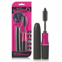Screaming Mascara - vibrátor v tvare očnej špirály (ružovo-čierny)