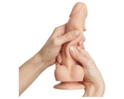 Strap-on-me M - dvojvrstvové dildo s prísavkou (prírodná farba)