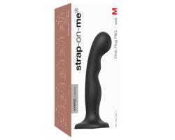 Strap-on-me P&G M - čierny ohýbací dildo s prísavkou