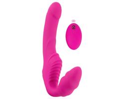 Strepless Strap-On - upevňovací vibrátor (ružový)
