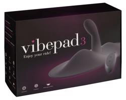 VibePad 3 - Nabíjateľný, rádiový G-bod vankúš vibrátor (čierny)