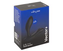 We-Vibe Vector+ - nabíjateľný, inteligentný análny vibrátor (čierny)
