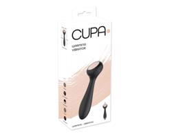 You2Toys CUPA - nabíjateľný, hrejivý 2v1 vibrátor (čierny)