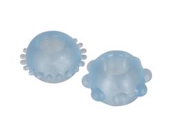 You2Toys - Duo krúžky na penis (priehľadná modrá)