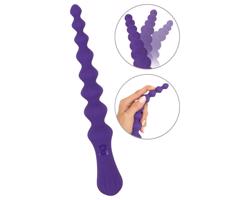 You2Toys - Guľatý flexibilný análny dildo (fialový)