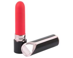 You2Toys - nabíjateľný vibrátor v tvare rúžu (červený)