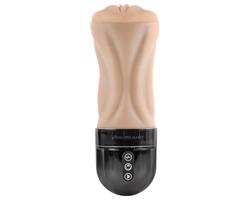 Zero Tolerance Tight Lipped - sací-vibračná umelá vagína (naturál)