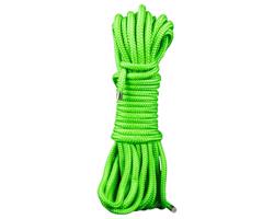 Žiariace bondage lano - 5m (zelené)